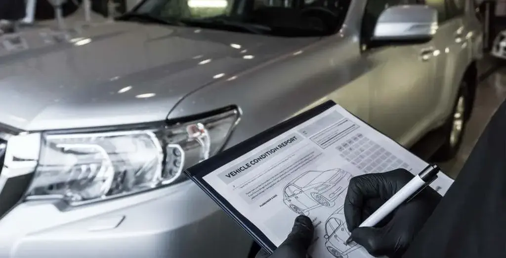 car shipping condition report